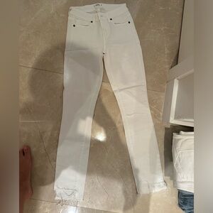 white paige jeans size 25